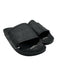Off White Shoe Size 39 Black Rubber One Strap Logo Foam Platform Slides Sandals Black / 39