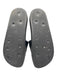 Off White Shoe Size 39 Black Rubber One Strap Logo Foam Platform Slides Sandals Black / 39