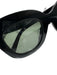 Celine Black Acetate Cat Eye Thick Frame Sunglasses Black