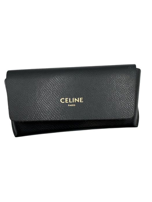 Celine Black Acetate Cat Eye Thick Frame Sunglasses Black