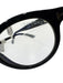 Tom Ford Black Acetate Circle Round Glasses Black