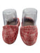 Lanvin Shoe Size 39 Red & White Leather & Canvas Toe cap Tweed Round Toe Flats Red & White / 39