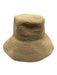 Vince Beige Paper Wide Brim Drawstring Hat Beige / One Size
