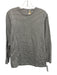 Ann Mashburn Size XS Gray & White Cotton Long Sleeve Striped Crew Neck Top Gray & White / XS