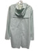 Rains Size XS Mint Blue Polyester Long Sleeve Snap Button Front Hood Jacket Mint Blue / XS