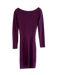 Chiara Boni La Petite Robe Size Est S Purple Missing Fabric Tag Draped Dress Purple / Est S