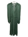 Anna Cate Size M Sage green Rayon Notched Neckline Rays Empire Waist Dress Sage green / M