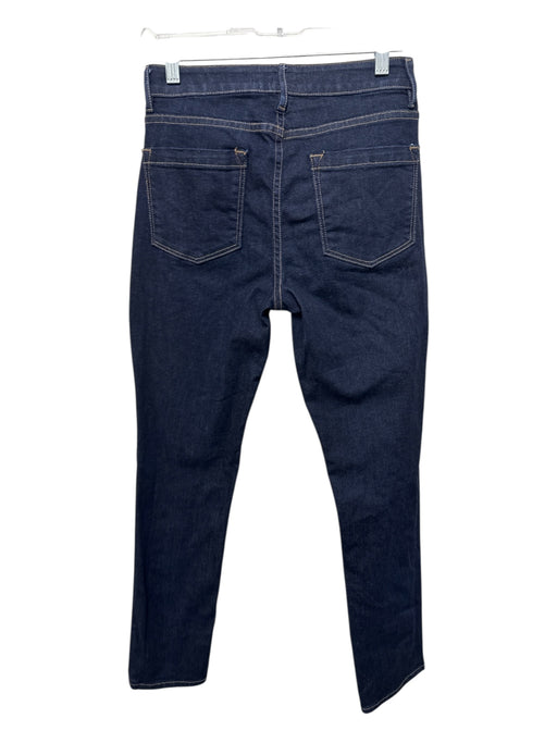 Ann Mashburn Size 26 Dark Wash Cotton Blend High Rise Slim Straight Leg Jeans Dark Wash / 26