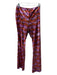 La Double J Size L Orange & Pink Polyester Fully Sequined Animal Stripe Pants Orange & Pink / L