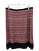 Missoni Size M/44 Pink, Brown, Black Polyester Elastic Waist Geometric Skirt Pink, Brown, Black / M/44