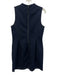 Spanx Size L Dark Wash Cotton Sleeveless Midi pleats Denim Dress Dark Wash / L