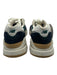 New Balance Shoe Size 10 Navy & Tan Leather Suede Fabric Block Lace Up Sneakers Navy & Tan / 10