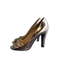 Marc By Marc Jacobs Shoe Size 38.5 Antique Silver Leather Peep Toe Pump Shoes Antique Silver / 38.5