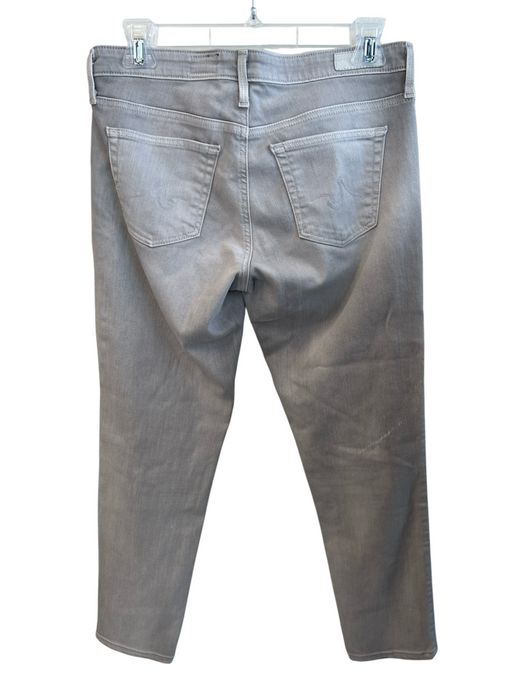 AG Size 29 Light Gray Cotton Blend 5 Pocket Zip Fly Mid Rise Skinny Jeans Light Gray / 29