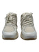 Annie Bing Shoe Size 8 White & Beige Synthetic Mesh Detail Low Top Logo Sneakers White & Beige / 8