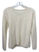 Sezane Size Small Creme Mohair & Alpaca Fuzzy Rib Knit Button Up Cardigan Creme / Small