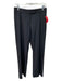 Stella McCartney Size 40 Black Wool Low Rise hook & zip Front Pleat Pants Black / 40