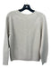 J Crew Size XS Cream Viscose Blend Ribbed Scoop Neck Sweater Cream / XS