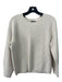 J Crew Size XS Cream Viscose Blend Ribbed Scoop Neck Sweater Cream / XS