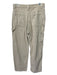 TNA Size 4 Beige Cotton Corduroy Zip & Button Carpenter Pants Beige / 4