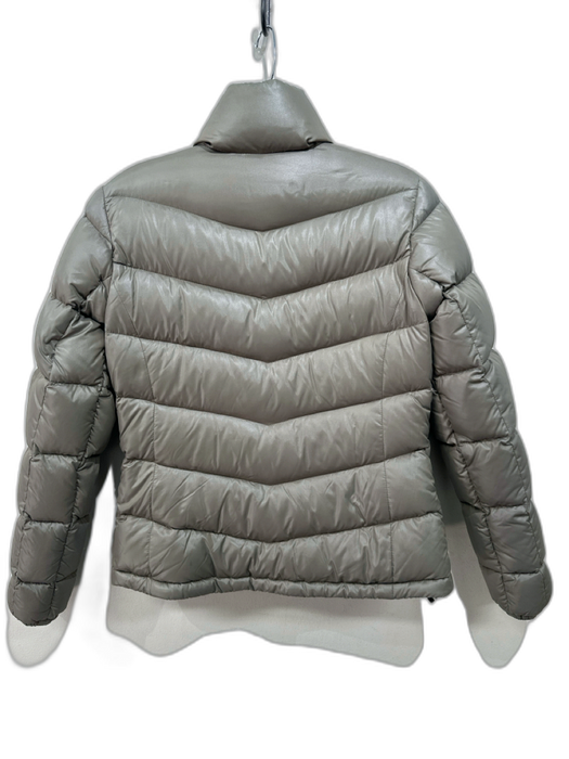 The North Face Size S/P Light Olive Green Nylon & Polyester Quilted Jacket Light Olive Green / S/P