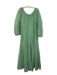 Loeffler Randall Size Medium Mint Green Polyamide Long puff sleeve smocked Dress Mint Green / Medium