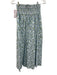 Hill House Size XS/S Green, Blue, White Cotton Sleeveless Floral Maxi Skirt Set Green, Blue, White / XS/S