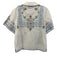Hunter Bell Size XS/S White, Blue, Orange Cotton Short Sleeve Short Set White, Blue, Orange / XS/S