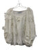 Hunter Bell Size Small Cream White Cotton Blend Long Sleeve Floral Eyelet Top Cream White / Small