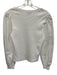 Veronica Beard Size Small White Cotton Blend Long puff sleeve Ribbed Top White / Small