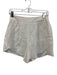 Milly Size 4 Cream White Polyamide Blend High Rise Pleated Tulip Hem Shorts Cream White / 4