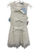 Hill House Size Small White Polyester Blend Sleeveless Crochet Lace Floral Dress White / Small
