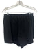 SABO Size 4 Black Cotton Elastic Drawstring Waist High Rise Tiered Short Set Black / 4