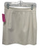 Milly Size 4 Cream White Polyester Blend Spaghetti Strap Square Neck Skirt Set Cream White / 4