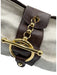 Marni Beige & Brown Canvas & Leather Gold hardware Shoulder Strap Bag Beige & Brown / S/M