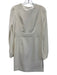 JILL Jill Stuart Size 2 Cream Back Zip Long Sleeve Sheath Split Sleeve Dress Cream / 2