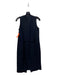 Tibi Size 2 Black Polyester V Neck Cap Sleeve Adjustable Midi Dress Black / 2