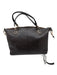 Coach Brown Pebbled Leather Handbag & Crossbody Top Zip silver hardware Bag Brown / M