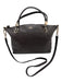 Coach Brown Pebbled Leather Handbag & Crossbody Top Zip silver hardware Bag Brown / M