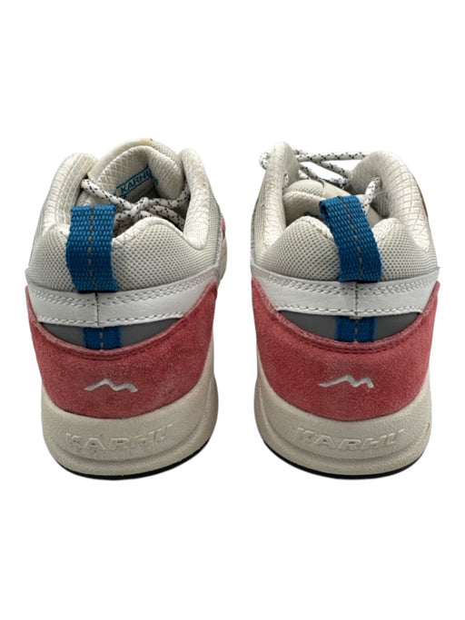 Karhu Shoe Size 8 White, Pink, Blue Leather Synthetic Low Top Athletic Sneakers White, Pink, Blue / 8