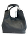 Rebecca Minkoff Black Leather Pebbled Tote Bag Black