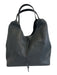 Rebecca Minkoff Black Leather Pebbled Tote Bag Black