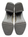Comfortiva Shoe Size 9.5 Gray Leather Suede Side Zip Block Heel Booties Gray / 9.5