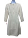 Michael Kors Collection Size 2 Cream Wool Blend 3/4 Sleeve Back Zip Dress Cream / 2