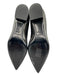 Giorgio Armani Shoe Size 39 Gray Green Patent Leather Snake Pointed Toe Pumps Gray Green / 39