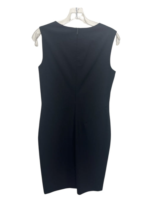 Boss Hugo Boss Size 4 Black Wool Blend Sleeveless Princess Seams Dress Black / 4