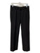 Theory Size 2 Black Polyester Blend Low Rise zip fly 4 Pocket Straight Leg Pants Black / 2