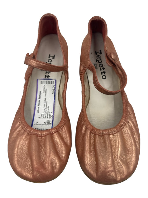 repetto Shoe Size 37.5 Rose Gold Metallic Ballet Flat Mary Jane Flats Rose Gold / 37.5