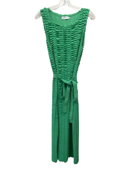 Scanlan Theodore Size Est Size M Green Missing Fabric Tag Knit Sleeveless Dress Green / Est Size M