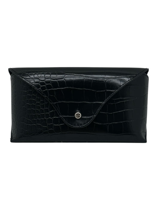 Ralph Lauren Case Incl Black Acetate Dark Tint Oval Sunglasses Black